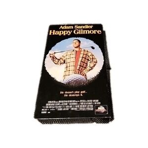 Happy Gilmore Adam Sandler VHS Tape‎ Comedy Golf Movie 1996